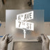 6th Ave 7th St Street Sign | DTF Transfer Ready to Press | Urban Style Heat Transfer