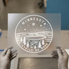 Minnesota L'Etoile Du Nord | DTF Transfer Ready to Press | Nature Outline Heat Transfer