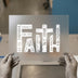Faith Scripture Grunge | DTF Transfer Ready to Press | Inspirational Heat Transfer