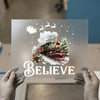 Christmas Polar Express 'Believe' Theme | DTF Transfer Ready to Press | Holiday Heat Transfer