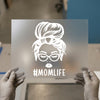 #MomLife Messy Bun | DTF Transfer Ready to Press | Trendy Heat Transfer