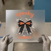 Spooky Mama Bow | DTF Transfer Ready to Press | Halloween Goth Heat Transfer