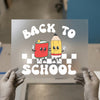 Back To School DTF Transfer Ready to Press | Retro Fun Heat Transfer