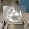 Always Take The Scenic Route Compass | DTF Transfer Ready to Press | Adventure Style Heat Transfer