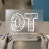 Occupational Therapist Mandala OT | DTF Transfer Ready to Press | Modern Boho Heat Transfer