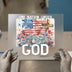 One Nation Under God | DTF Transfer Ready to Press | Patriotic Faith Heat Transfer