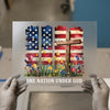One Nation Under God | DTF Transfer Ready to Press | Patriotic Christian Heat Transfer