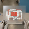 Dad Word Art | DTF Transfer Ready to Press | Father's Day Heat Transfer