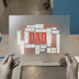 Dad Word Art | DTF Transfer Ready to Press | Father's Day Heat Transfer