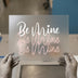 Be Mine Script Hearts | DTF Transfer Ready to Press | Romantic Heat Transfer