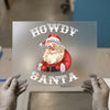 Retro Winking Santa | DTF Transfer Ready to Press | Vintage Christmas Heat Transfer