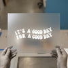 Good Day Retro Font | DTF Transfer Ready to Press | Groovy Heat Transfer
