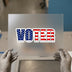Voter US Flag | DTF Transfer Ready to Press | Patriotic Heat Transfer