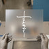 Minimalist 'Faith' Script Art | DTF Transfer Ready to Press | Elegant Calligraphy Heat Transfer