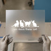 Un Deux Trois Cat | DTF Transfer Ready to Press | Minimalist Pet Heat Transfer
