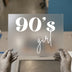 90's Girl Retro Style | DTF Transfer Ready to Press | Chic Heat Transfer
