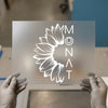 Sunflower Monat | DTF Transfer Ready to Press | Stylized Floral Heat Transfer