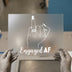 Engaged AF Middle Finger | DTF Transfer Ready to Press | Bold Statement Heat Transfer