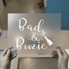 Bad & Boozie DTF Transfer Ready to Press | Celebration Script Heat Transfer