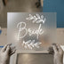 Bride Laurel Wreath | DTF Transfer Ready to Press | Elegant Script Heat Transfer