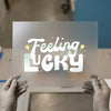 Feeling Lucky DTF Transfer Ready to Press | St. Patrick's Day Heat Transfer