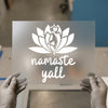 Namaste Y'all Lotus | DTF Transfer Ready to Press | Yoga Southern Heat Transfer