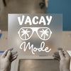 Vacay Mode Palm Tree Sunglasses | DTF Transfer Ready to Press | Summer Vibes Heat Transfer