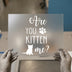 Are You Kitten Me? | DTF Transfer Ready to Press | Humorous Cat Heat Transfer