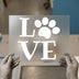 Love Paw Print | DTF Transfer Ready to Press | Pet Lover Heat Transfer