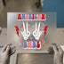 American Babe | DTF Transfer Ready to Press | Retro Patriotic Heat Transfer