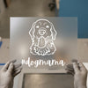 Dog Mama Golden Retriever | DTF Transfer Ready to Press | Outline Style Heat Transfer