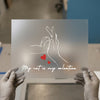 Cat Lover Valentine | DTF Transfer Ready to Press | Outline Heat Transfer