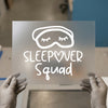 Sleepover Squad | DTF Transfer Ready to Press | Fun Sleep Mask Heat Transfer