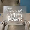 Thirst Responder Cocktails | DTF Transfer Ready to Press | Bar Humor Heat Transfer