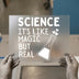 Science It's Like Magic But Real | DTF Transfer Ready to Press | Humorous Geek Heat Transfer