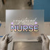 Registered Nurse DTF Transfer Ready to Press | Rainbow Pastel Heat Transfer
