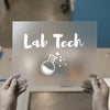 Lab Tech | DTF Transfer Ready to Press | Science Inspired Heat Transfer