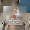 Skeleton Dancing Pumpkin | DTF Transfer Ready to Press | Halloween Heat Transfer