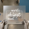 World's Okayest Mom | DTF Transfer Ready to Press | Humorous Script Heat Transfer