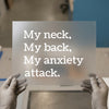 My Neck My Back My Anxiety Attack | DTF Transfer Ready to Press | Humorous Saying Heat Transfer