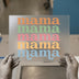 Mama Retro Text | DTF Transfer Ready to Press | Groovy Font Heat Transfer