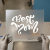 Best Mom Script | DTF Transfer Ready to Press | Elegant Calligraphy Heat Transfer