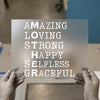 Amazing Loving Strong Mom | DTF Transfer Ready to Press | Motivational Heat Transfer