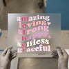 Amazing Loving Mother | DTF Transfer Ready to Press | Retro Mom Heat Transfer