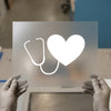 Stethoscope Heart | DTF Transfer Ready to Press | Iconic Medical Heat Transfer