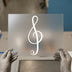 Treble Clef Music Symbol | DTF Transfer Ready to Press | Elegant Heat Transfer