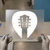 Guitar Headstock Pick | DTF Transfer Ready to Press | Musical Instrument Heat Transfer