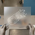 Cartoon Meteor Comet | DTF Transfer Ready to Press | Outline Heat Transfer