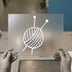 Yarn Ball & Knitting Needles | DTF Transfer Ready to Press | Crafty Hobby Heat Transfer