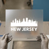 New Jersey Skyline | DTF Transfer Ready to Press | Iconic Cityscape Heat Transfer